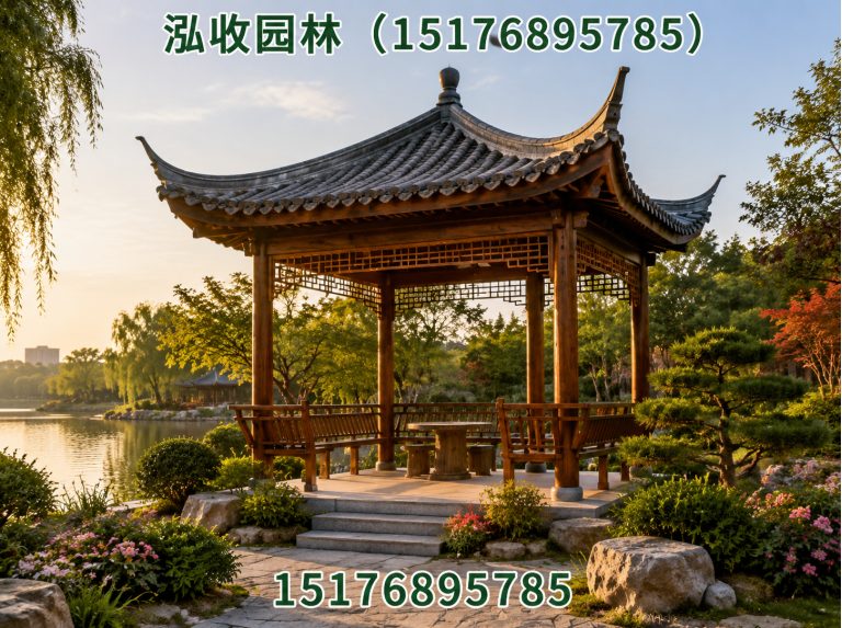 舟山防腐木凉亭展示图